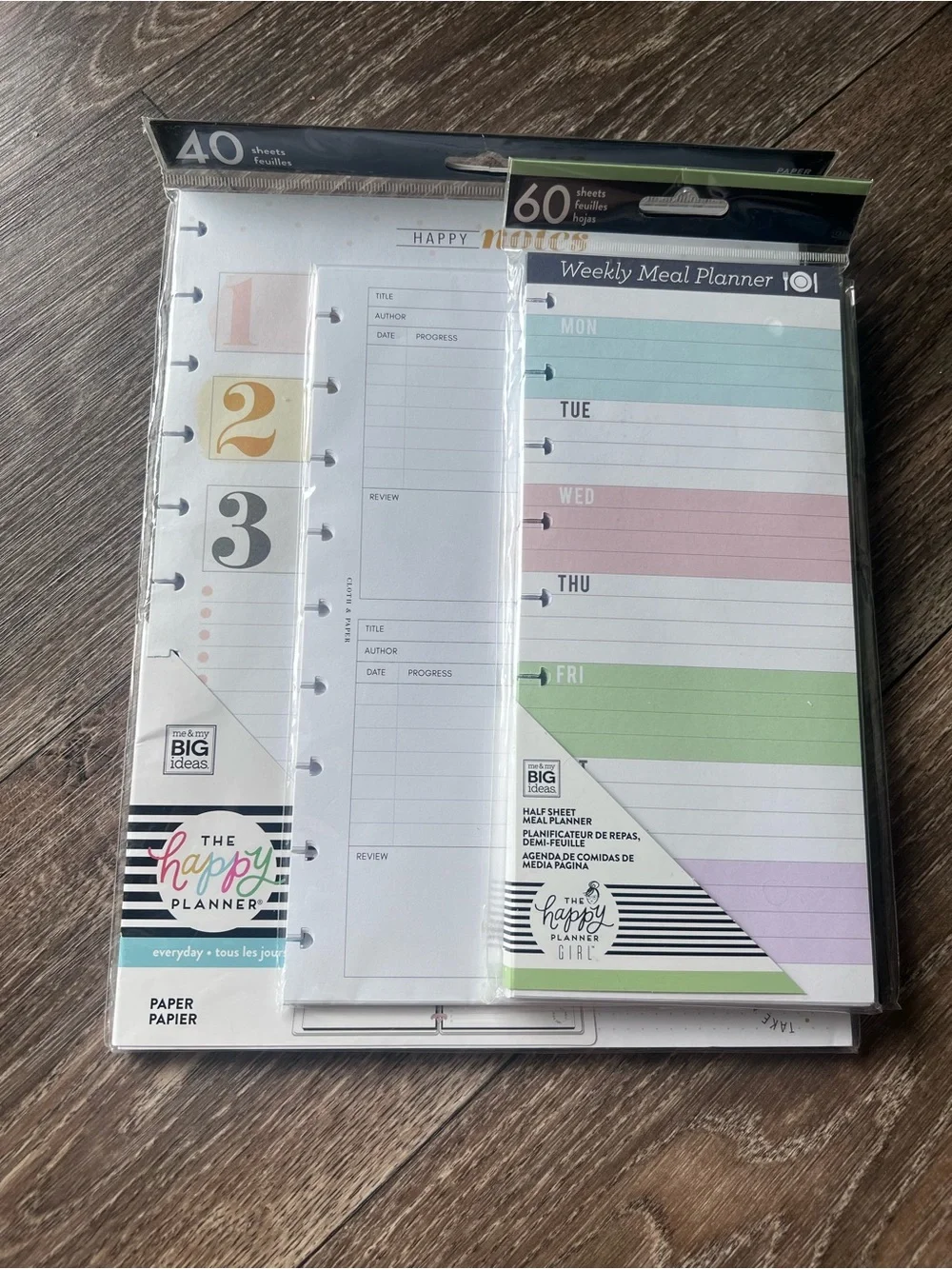 Happy Planner Sheets